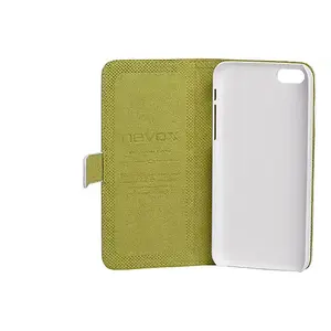 Folio maciņš Nevox iPhone 5c Zaļš Balts