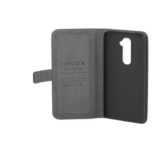 Чехол Фолио Nevox LG G2 Черный Серый