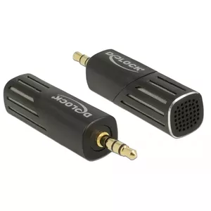 DeLOCK 65894 Smartphone Microphone Black Wired 3.5 mm 38 dB 50 - 16000 Hz
