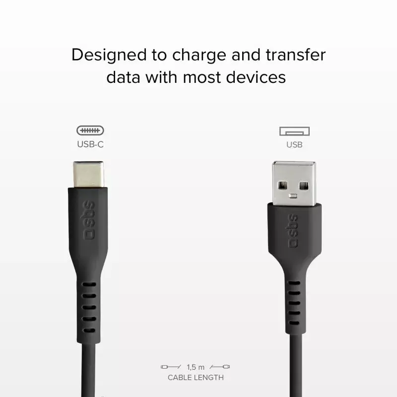 USB Cable SBS TECABLEMICROC15K Photo 3