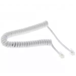 Telephone cable Helos 014109 2 m White