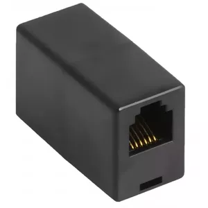 Helos 014159 cable gender changer 6P6C (RJ12) Black