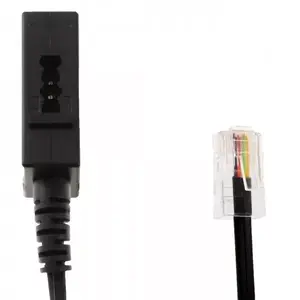 Telephone cable Helos 014107 Black