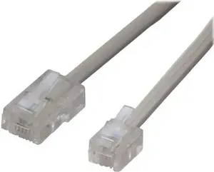 Savienojuma kabelis Unify L30250-F600-A594 6 m RJ11/RJ45 sudrabots