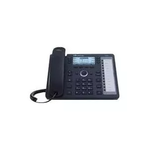 AudioCodes 430HD SIP IP Phone - VoIP-Telefon - SIP, SDP - 6 Leitungen - Schwarz (UC430HDEG)