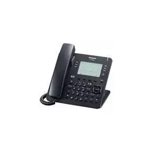 IP galda telefons Panasonic KX-NT630NE-B 3.6" melnbalts displejs 6x4 pašmarķējošas pogas