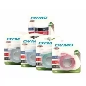 Embossing Label Tape DYMO 3x ROL Rainbow 3D