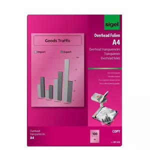 Printing film A4 Sigel KF545 Transparent 100 sheets