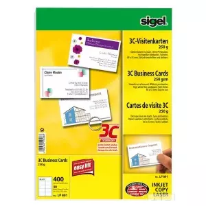 Business Card Sigel LP801 400 pcs