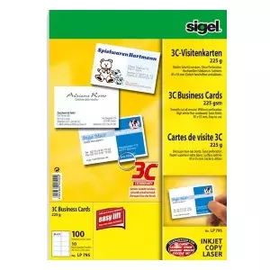 Sigel LP795 vizītkarte 100 pcs