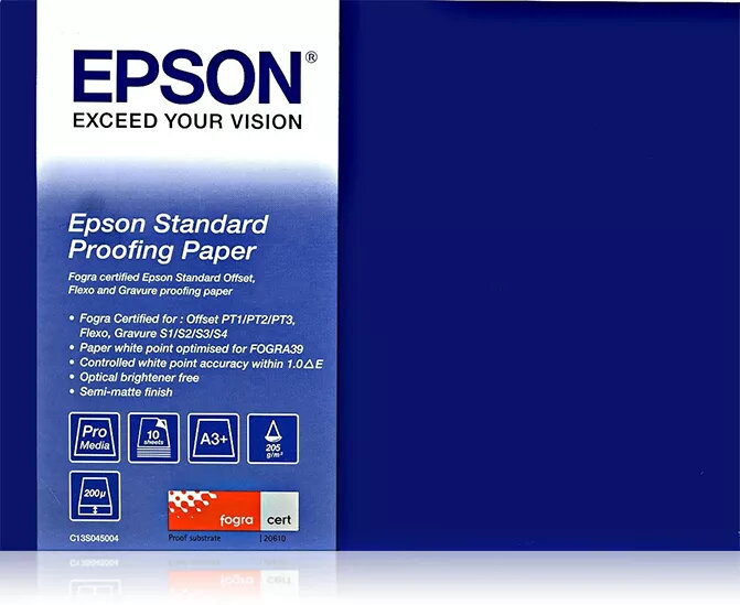 Pusmatēts krāsu prove papīrs Epson Standard