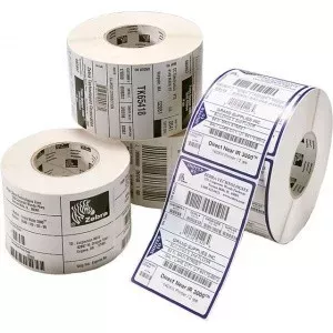 Label Permanent Adhesive Zebra Z-Select 2000T