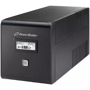 PowerWalker VI 1000 LCD FR nepārtrauktas barošanas avots (UPS) Line-Interactive 1 kilovoltampērs 600 W 4 Maiņstrāvas izvade (-s)