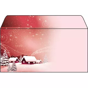 Envelops DL Sigel DU033 Sarkans 50 gab