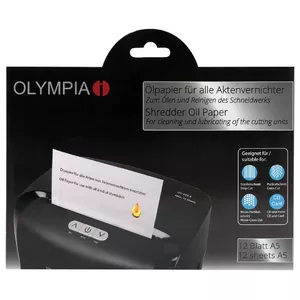 Olympia 9130 papīra smalcinātāja piederums Smēreļļa 12 pcs