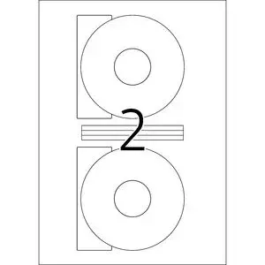 CD etiķetes HERMA A4 Ø 116 mm Photo 2