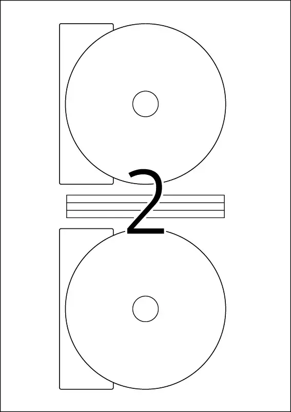 Самоклеящиеся принтерные этикетки HERMA CD labels Maxi A4 Ø 116 mm Photo 6