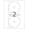 Самоклеящиеся принтерные этикетки HERMA CD labels Maxi A4 Ø 116 mm Photo 6
