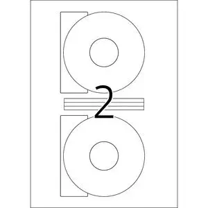 CD etiķetes HERMA A4 Ø 116 mm Photo 2