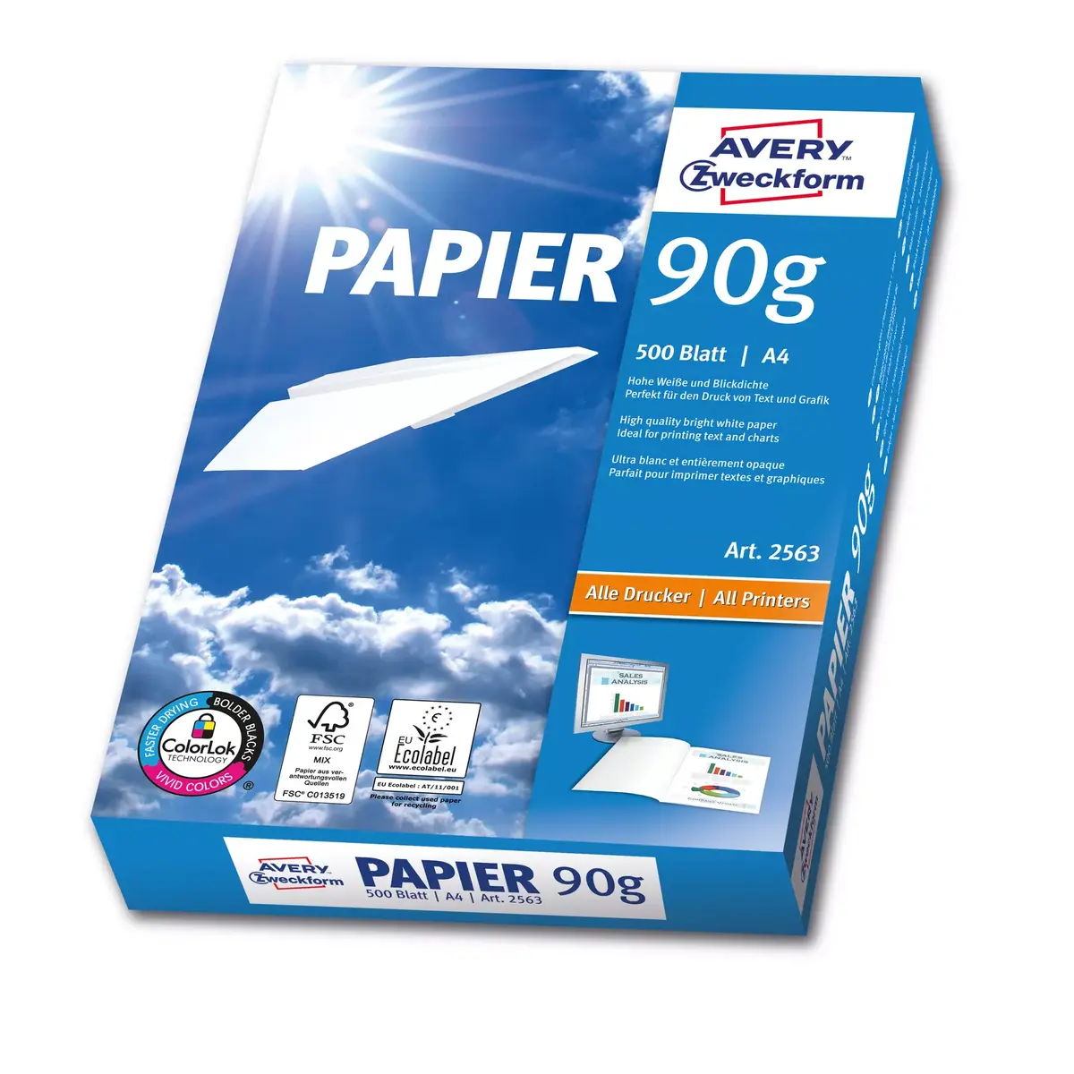 Printing Paper A4 Avery 90 g/m² Photo 3