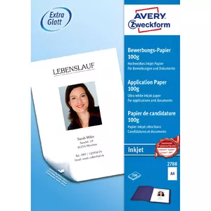 Avery 2788 tintes printeru papīrs A4 (210x297 mm) Satīns Balts