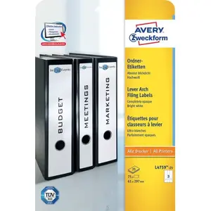 Filing Labels Wide Avery L4759-25