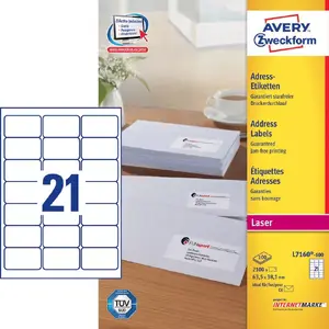 Самоклеящаяся этикетка Avery L7160-100