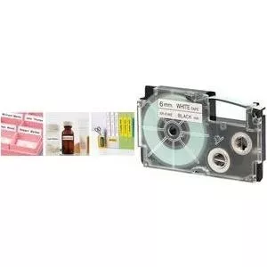 Label maker tape CASIO XR-12 12 mm black on transparent for Casio XR-12 printer