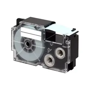 Label tape CASIO XR-9SR1 — 9 mm width, 8 m length, black text on silver