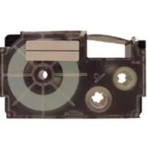Label printer tape CASIO XR-18WE Black on White 1.8 cm × 8 m