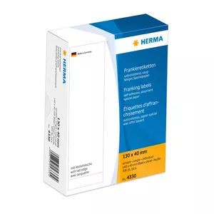 Франкировочные этикетки HERMA 4330 130x40 мм 500 шт
