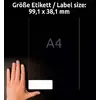 Pašlīmējošā etiķete Avery L7163-100 Photo 5