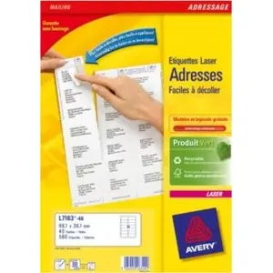 Адресная этикетка Avery L7163-40