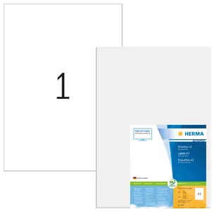 Этикетки A3 Premium HERMA 8692 297x420 мм Белая Бумага Матовая