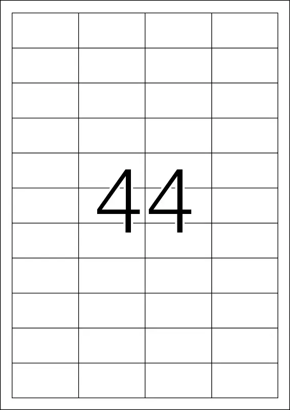 Pašlīmējošās printera etiķetes HERMA Labels Premium A4 48.3x25.4 mm Photo 7