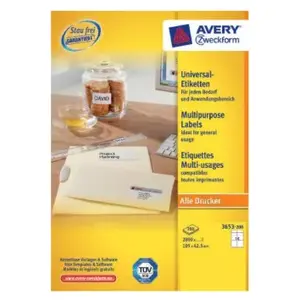 Самоклеящаяся этикетка Avery 3653-200