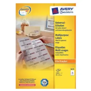 Printer Label Avery 3679 White