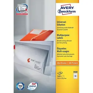 Самоклеящаяся этикетка AVERY 3668