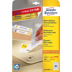 Этикетка для принтера Avery L4732REV-25