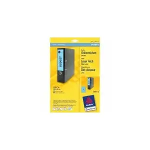 Этикетки для папок Avery L4767-20 Синие 192 x 61mm