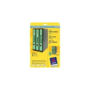 Этикетки для папок Avery L4748-20 Красные 38 x 297mm