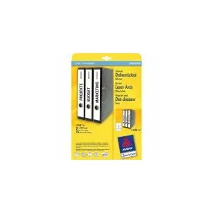 Этикетки для папок Avery L4758-25 38 x 297mm