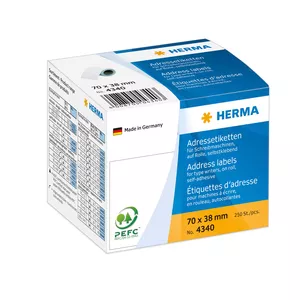 Adreses etiķetes rakstāmmašīnām HERMA 4340