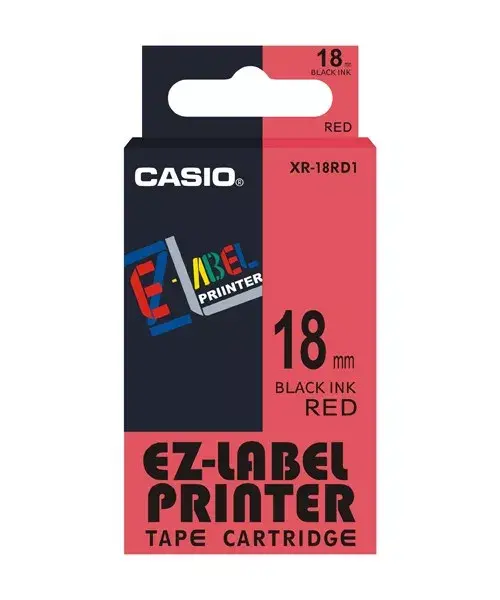 Marķēšanas lente Casio XR-18RD1 Photo 2