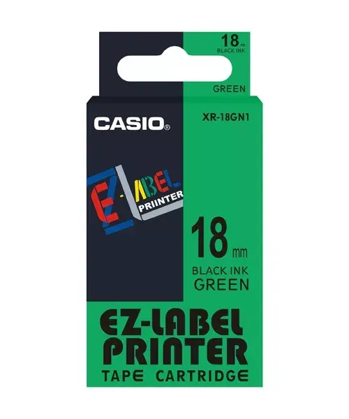 Casio XR-18GN1 label-making tape XR-18GN1 Photo 2