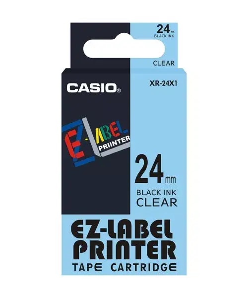 CASIO XR-24X1 лента 24 мм × 8 м Photo 2