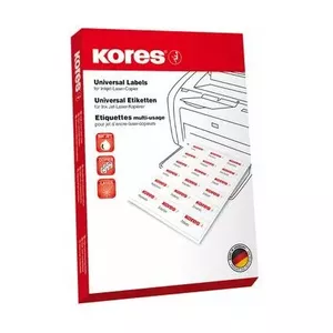 Self-adhesive label Kores L10542 Rectangle Permanent White