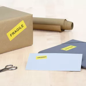 Self-adhesive labels HERMA 5058 yellow 105x42.3 mm 280 pcs