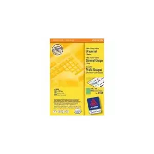 Самоклеящиеся этикетки Avery Universal 105x148mm Зеленые