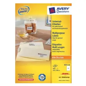 Самоклеящаяся этикетка Avery 3655-200
